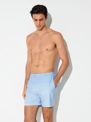 Reiss Darli Ombré Geometric-Print Swim Shorts - Bild 4 von 6