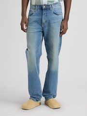 Lee Denim Blue West Regular Straight Fit Jeans - Image 1 of 6