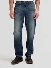藍色 - Lee Haden Relaxed Straight Fit Jeans - 圖片 1/8