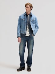 藍色 - Lee Haden Relaxed Straight Fit Jeans - 圖片 3/8