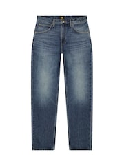 藍色 - Lee Haden Relaxed Straight Fit Jeans - 圖片 6/8