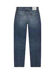 藍色 - Lee Haden Relaxed Straight Fit Jeans - 圖片 7/8