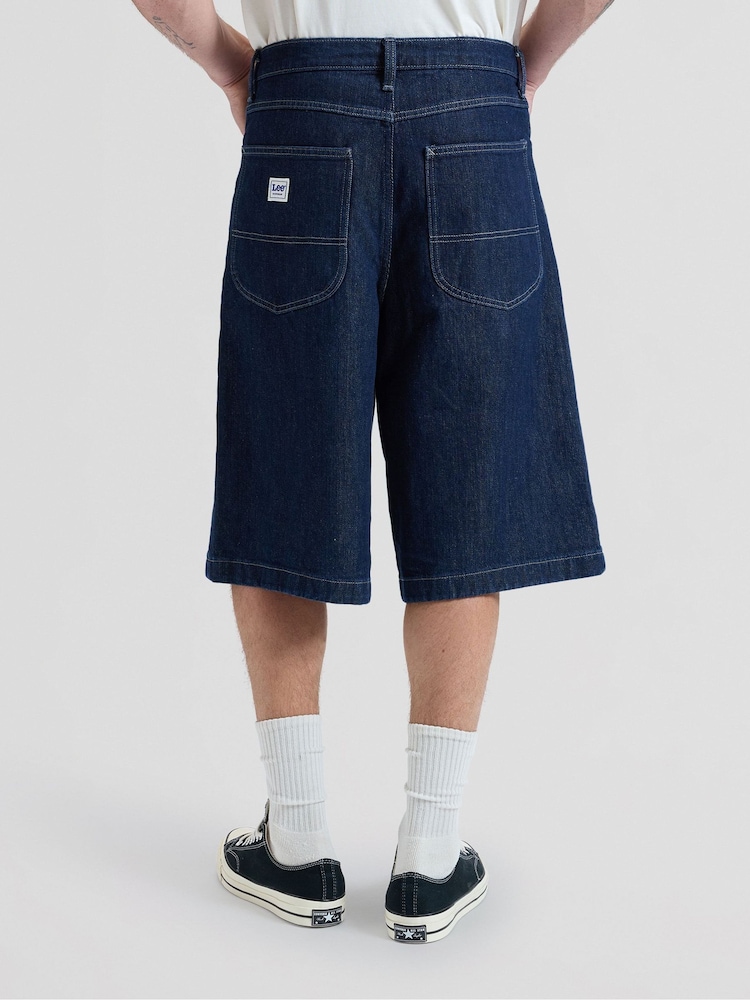 Lee Blue Workwear Carpenter Jort Shorts - Image 2 of 7