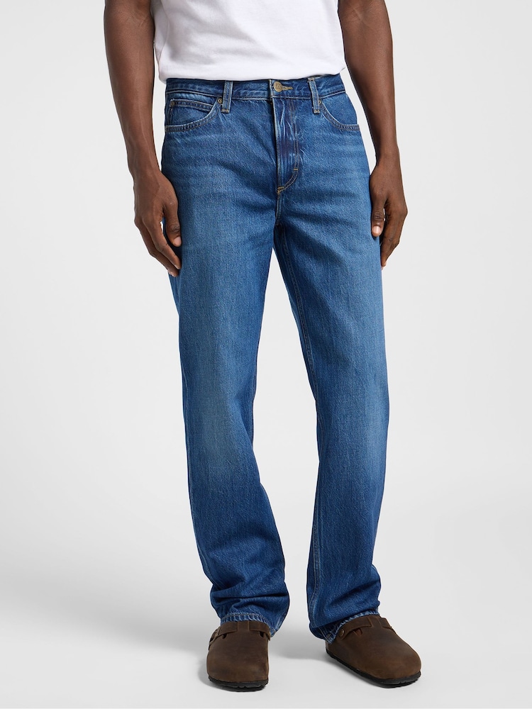 Lee Blue West Regular Straight Fit Jeans - Image 1 of 6