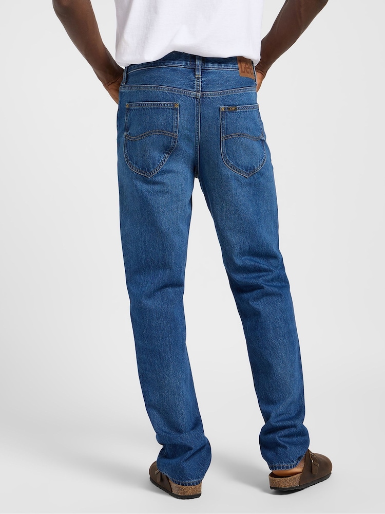 Lee Blue West Regular Straight Fit Jeans - Image 2 of 6