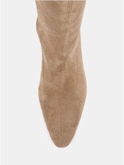 Novo Natural Regular Fit GAZE Slim Block Heel Chisel Toe Stretch Knee Boot - Image 3 of 5