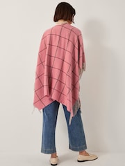 Monsoon Pink Ambi Blanket Check Coverup - Image 2 of 5