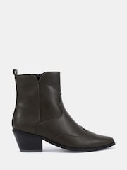 Schokoladenbraun - Novo Diablo Low Heel Western Boots - Bild 2 von 6