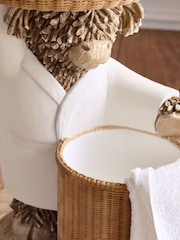 Dark Natural Hamish the Highland Cow Basket Bath Side Table - Image 3 of 4