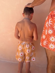Never Fully Dressed Yellow Sun Swim Shorts - Image 2 of 5