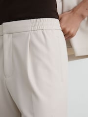 Reiss Stone Cleric Trouser Technical Elasticated-Waist Tapered Trousers - Image 4 of 6