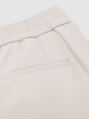 Reiss Stone Cleric Trouser Technical Elasticated-Waist Tapered Trousers - Image 6 of 6