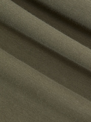 Reiss Khaki Green Joe Stretch-Cotton Crew-Neck T-Shirt - Image 6 of 6