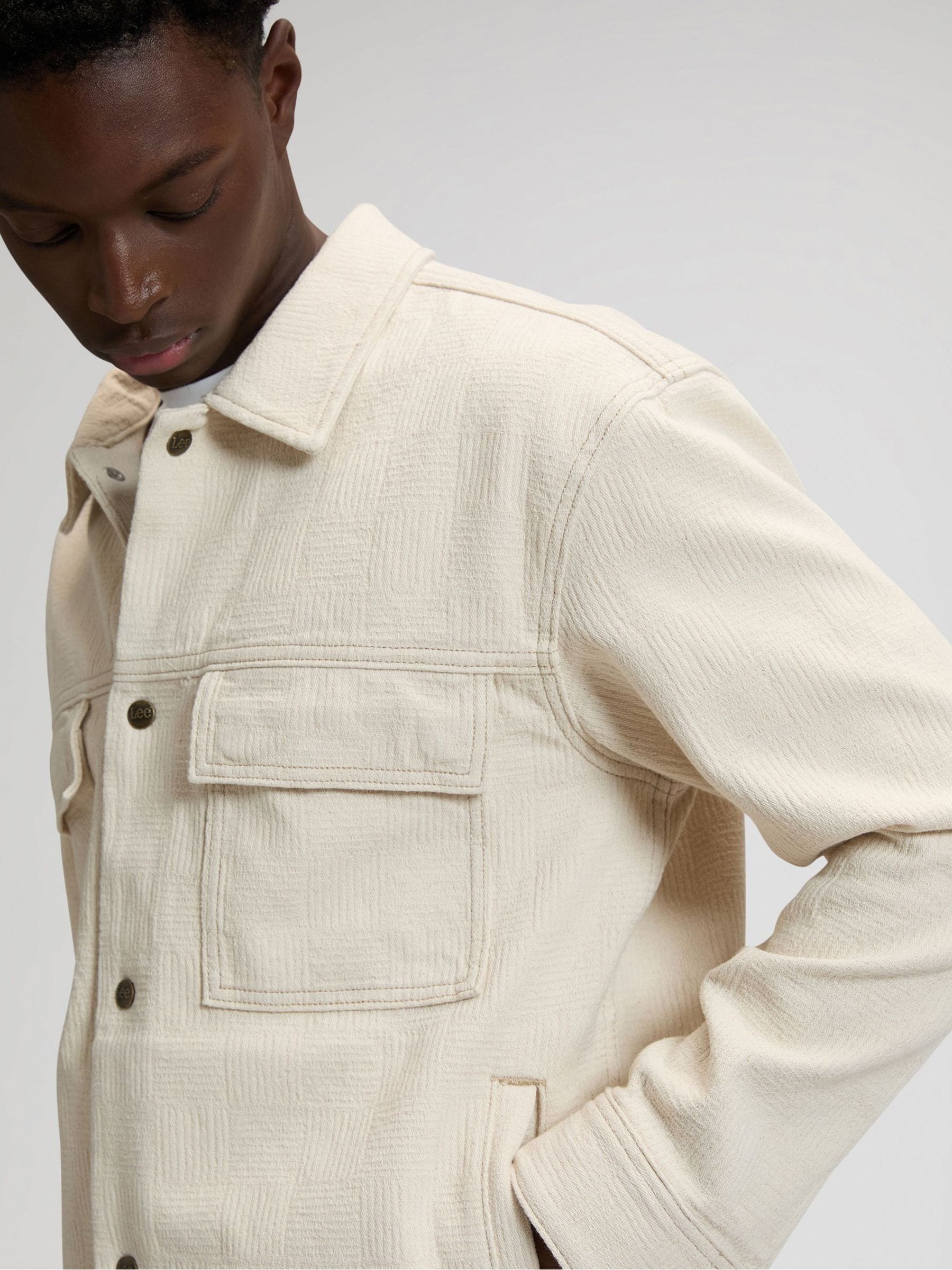 Buy Lee White Jacquard Jacket from Next USA