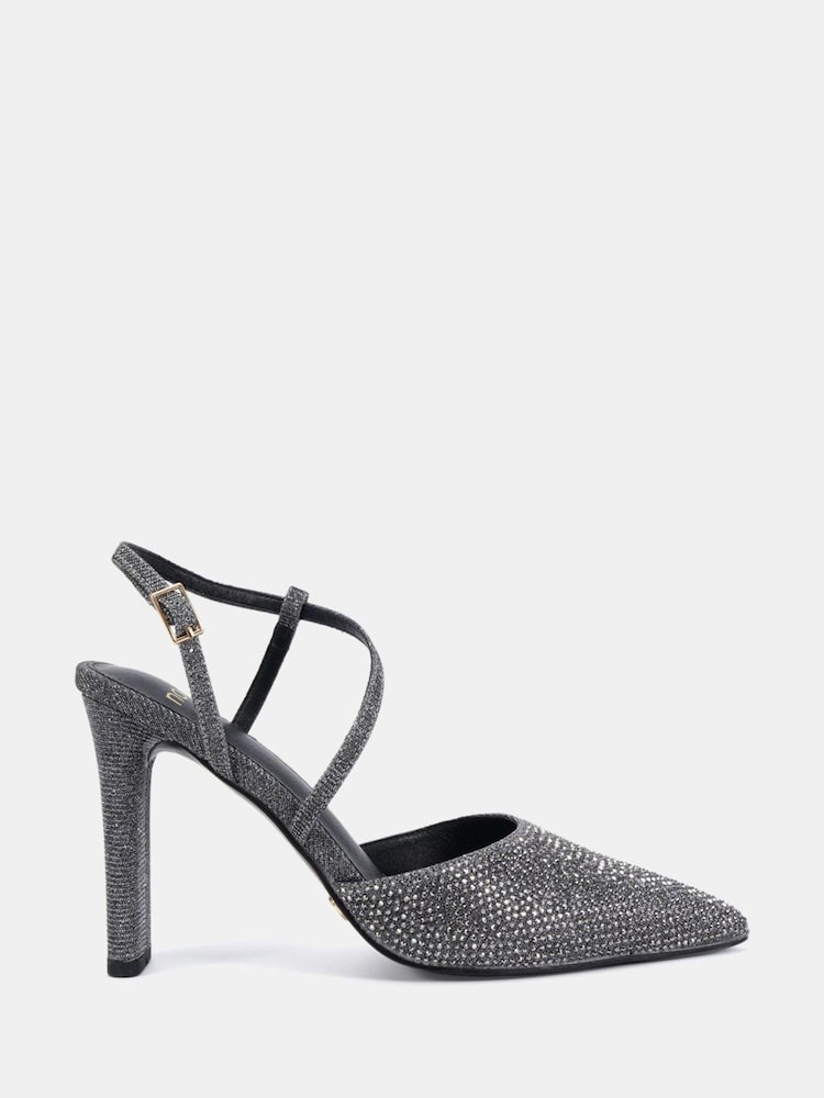 Novo Metallic Indie Point Toe Strappy Court Shoes - Image 2 of 6 Novo Metallic Indie Point Toe Strappy Court Shoes - Image 2 of 6