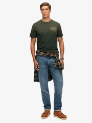 Superdry Green Lo-fi Outdoors Relaxed T-Shirt - Image 4 of 7