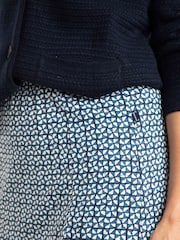 Weird Fish Blue Ares Printed Jersey A-Line Maxi Skirt - Image 5 of 7