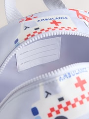 Light Blue Emergency Vehicles - حقيبة ظهر - صورة 3 من 6