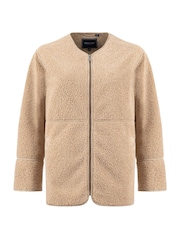 Weird Fish Gleason Faux Shearling Jacket - Slika 6 iz 7
