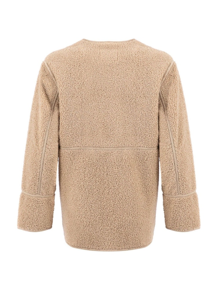 Weird Fish Gleason Faux Shearling Jacket - Slika 7 iz 7
