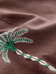 Schokolade Braun Palm - Bandeau-Minikleid - Bild 2 von 3