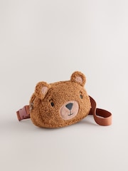 Brown Bear Novelty Cross-Body Bag - Image 1 of 5