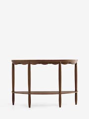 Nina Campbell Dark Oak Aubin Console Table - Image 6 of 8