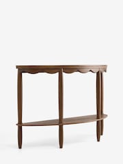 Nina Campbell Dark Oak Aubin Console Table - Image 7 of 8