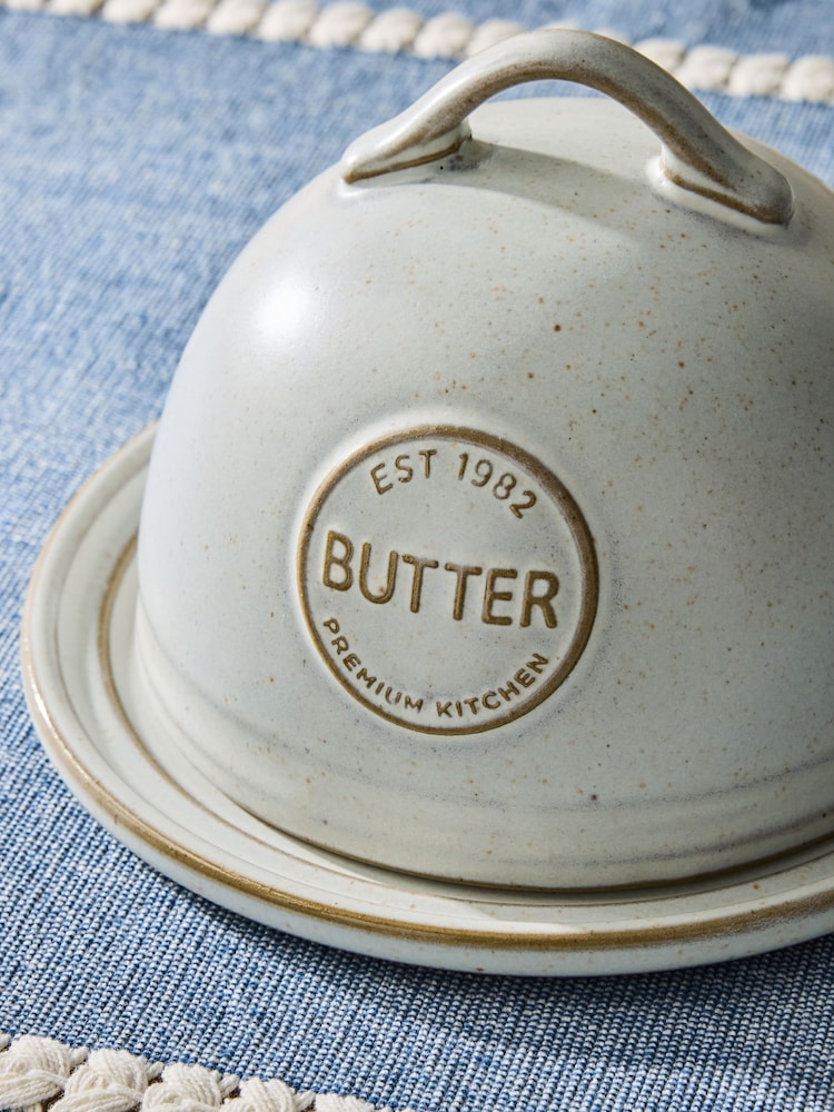 Natural Country Badge Butter Dish - Image 3 of 3