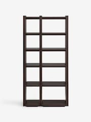 MADE.COM Dark Stained Oak Orin Shelving Unit - Image 4 of 5