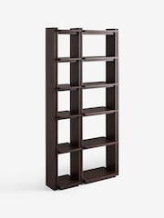 MADE.COM Dark Stained Oak Orin Shelving Unit - Image 5 of 5
