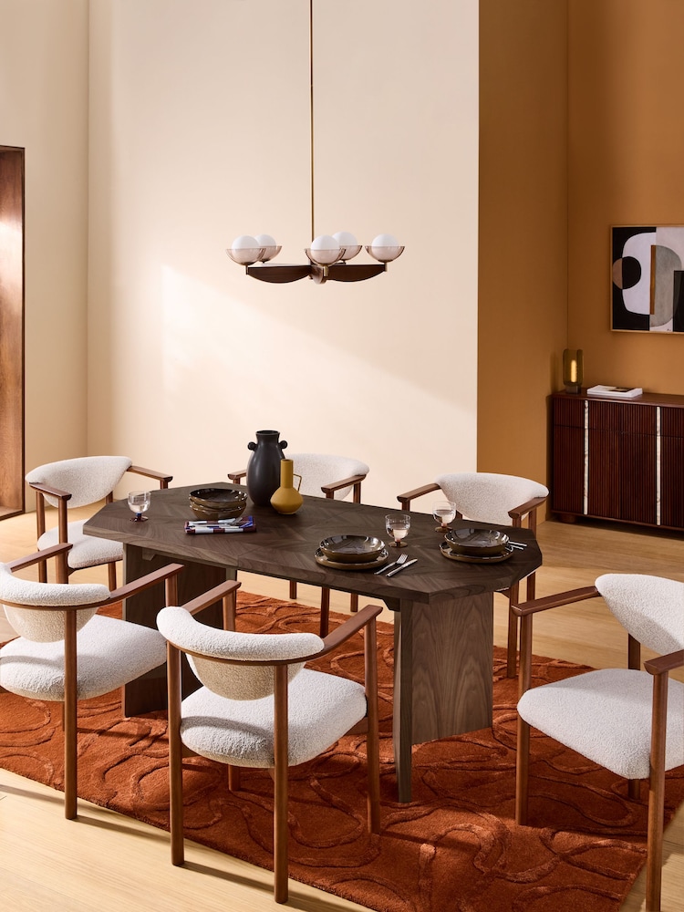 MADE.COM Walnut Brennan Dining Table - Image 1 of 8