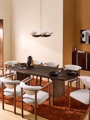 MADE.COM Walnut Brennan Dining Table - Image 2 of 8