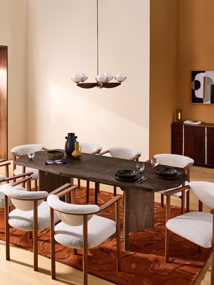 MADE.COM Walnut Brennan Dining Table - Image 2 of 8