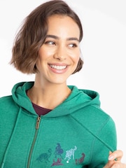 Weird Fish Green Franchises Graphic Full Zip Hoodie - Image 4 of 7