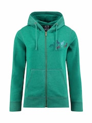 Weird Fish Green Franchises Graphic Full Zip Hoodie - Image 6 of 7