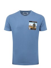 Weird Fish Blue Shrimp Floyd Back Print Artist T-Shirt - Image 5 of 6