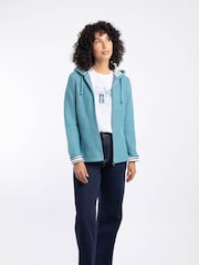 Weird Fish Blue Chicoa Full Zip Hooded Classic Macaroni Hoodie - Image 3 of 7