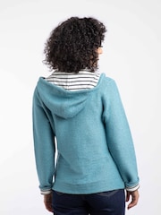 Weird Fish Blue Chicoa Full Zip Hooded Classic Macaroni Hoodie - Image 4 of 7