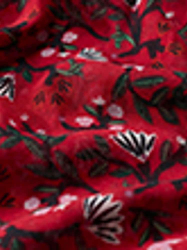 Seasalt Cornwall Red Pretty Circle Scarf - Image 4 of 4 Seasalt Cornwall Red Pretty Circle Scarf - Image 4 of 4