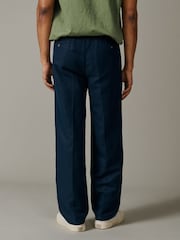 Aubin Blue Northfield Relaxed Fit Trousers - Image 2 of 5