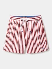 Aubin Red Bardney Swim Shorts - صورة 1 من 1