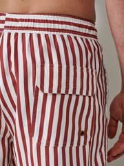 Aubin Red Bardney Swim Shorts - Image 3 of 4