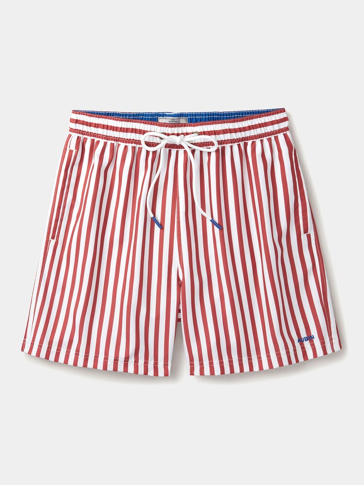 Aubin Red Bardney Swim Shorts - Image 4 of 4