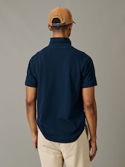 Рубашки поло из пике Aubin Синий Lusby - Изображение 2 5