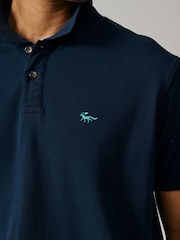 Рубашки поло из пике Aubin Синий Lusby - Изображение 4 5