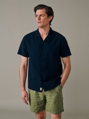 Aubin Brambling Seersucker Short Sleeved Shirt - Image 1 of 5