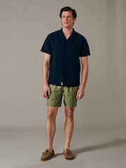 Aubin Brambling Seersucker Short Sleeved Shirt - Image 3 of 5