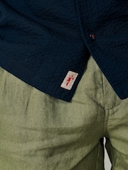 Aubin Brambling Seersucker Short Sleeved Shirt - Image 4 of 5
