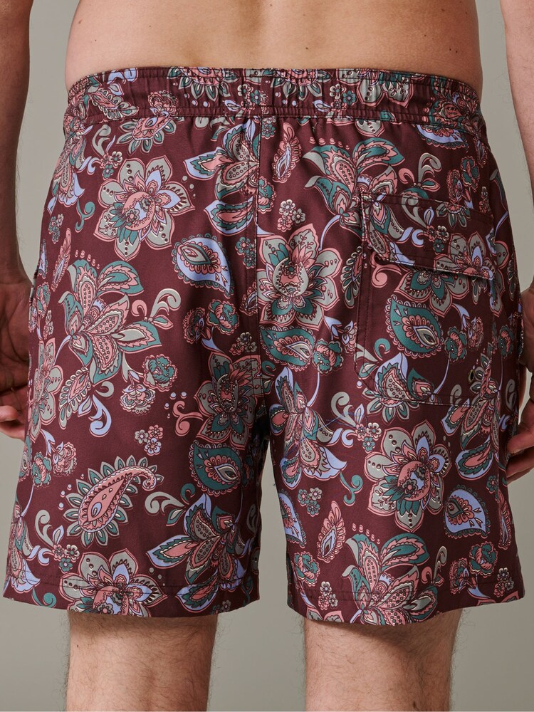 Aubin Bardney Brown Swim Shorts - Image 2 of 4